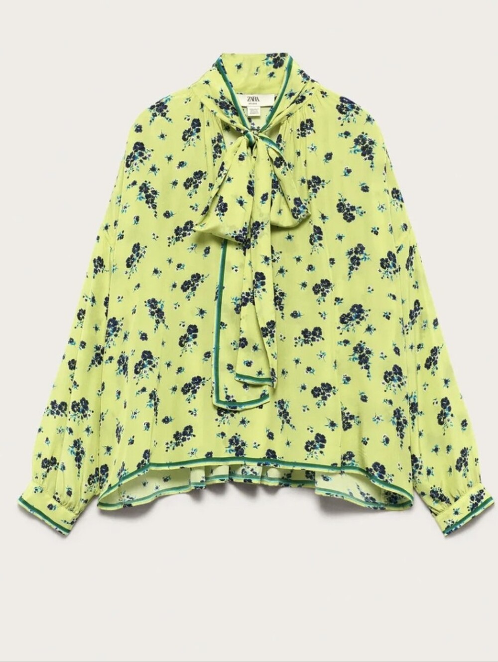 ZARA LIMITED EDITION PRINTED TIE SHIRT